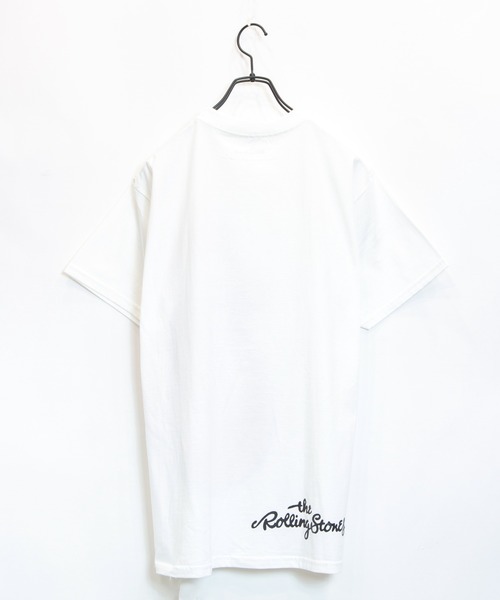 JACKROSE（ジャックローズ）の「ローリングストーンズ コラボ ビッグリップス&タン 半袖Tシャツ（Tシャツ/カットソー・メンズ・ホワイト/ブラック・M/L）」の7枚目の写真