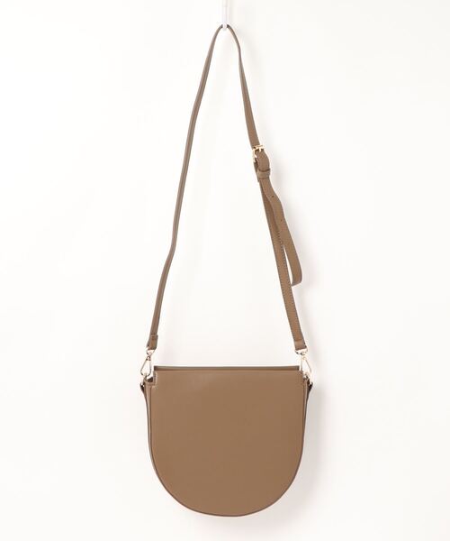 Alluge（アルージュ）の「ハーフムーンショルダーバッグ（ショルダーバッグ・レディース・ブラウン・FREE）」の6枚目の写真