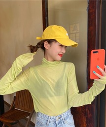Mayree | 【Mayree】シースルー  カラーT(Tシャツ/カットソー)