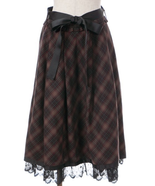 axes femme（アクシーズファム）の「タータンチェックスカート