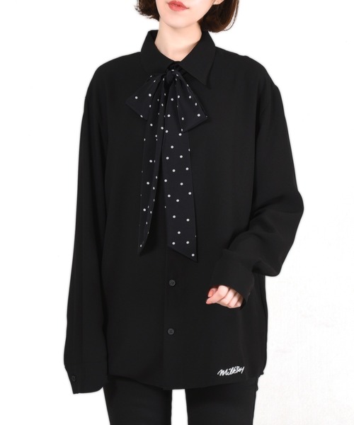 MILKBOY（ミルクボーイ）の「RIBBON TIE シャツ（シャツ