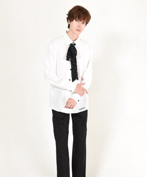 MILKBOY（ミルクボーイ）の「RIBBON TIE シャツ（シャツ