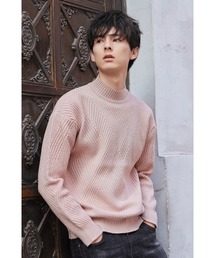 メンズのニット セーター ピンク 桃色系 タートルネック ハイネック ファッション通販 Zozotown