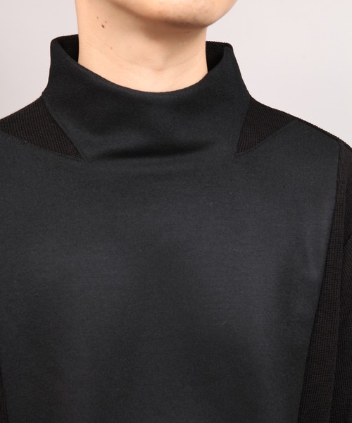 ato(アトウ)の「MILAN RIB JERSEY(Tシャツ/カットソー・メンズ・ネイビー/ブラック/チャコールグレー・46/48)」の8枚目の写真