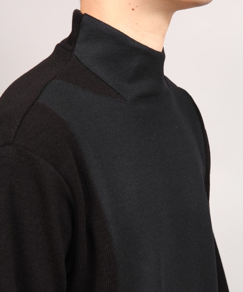 ato(アトウ)の「MILAN RIB JERSEY(Tシャツ/カットソー・メンズ・ネイビー/ブラック/チャコールグレー・46/48)」の9枚目の写真