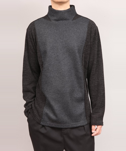 ato(アトウ)の「MILAN RIB JERSEY(Tシャツ/カットソー・メンズ・ネイビー/ブラック/チャコールグレー・46/48)」の10枚目の写真