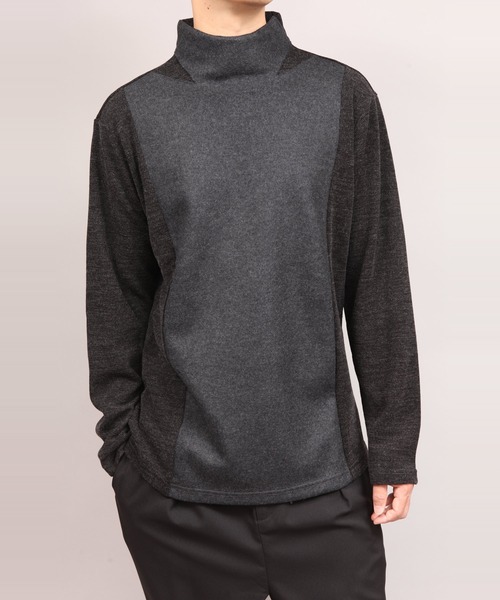 ato(アトウ)の「MILAN RIB JERSEY(Tシャツ/カットソー・メンズ・ネイビー/ブラック/チャコールグレー・46/48)」の11枚目の写真