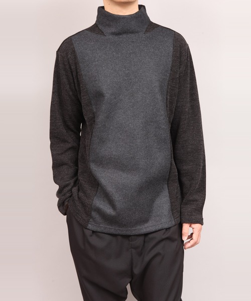 ato(アトウ)の「MILAN RIB JERSEY(Tシャツ/カットソー・メンズ・ネイビー/ブラック/チャコールグレー・46/48)」の12枚目の写真