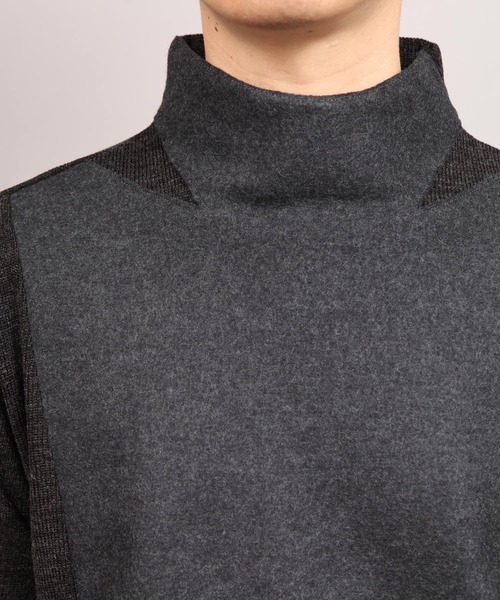 ato(アトウ)の「MILAN RIB JERSEY(Tシャツ/カットソー・メンズ・ネイビー/ブラック/チャコールグレー・46/48)」の13枚目の写真