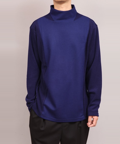 ato(アトウ)の「MILAN RIB JERSEY(Tシャツ/カットソー・メンズ・ネイビー/ブラック/チャコールグレー・46/48)」の15枚目の写真
