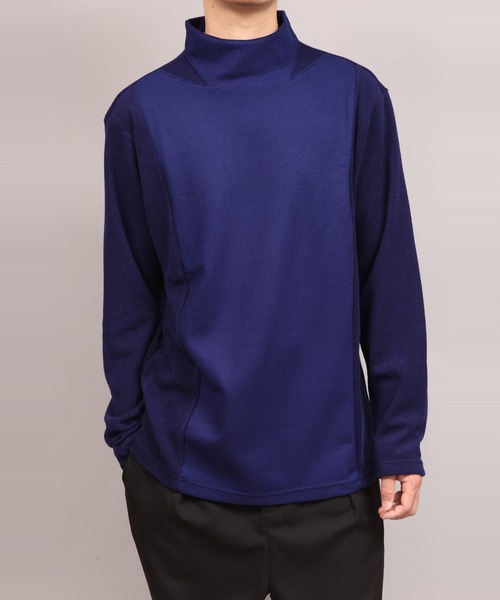 ato(アトウ)の「MILAN RIB JERSEY(Tシャツ/カットソー・メンズ・ネイビー/ブラック/チャコールグレー・46/48)」の16枚目の写真