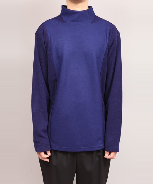 ato(アトウ)の「MILAN RIB JERSEY(Tシャツ/カットソー・メンズ・ネイビー/ブラック/チャコールグレー・46/48)」の19枚目の写真