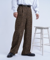 kutir | ペイズリー柄センタープレススラックス(その他パンツ)