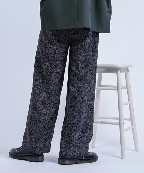 kutir（クティール）の「ペイズリー柄センタープレススラックス（その他パンツ・メンズ・ダークブラウン/ネイビー・SMALL/MEDIUM/LARGE）」の11枚目の写真