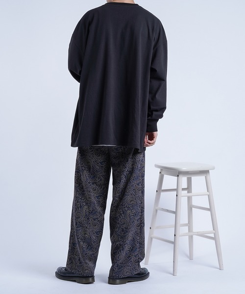 kutir（クティール）の「ペイズリー柄センタープレススラックス（その他パンツ・メンズ・ダークブラウン/ネイビー・SMALL/MEDIUM/LARGE）」の6枚目の写真