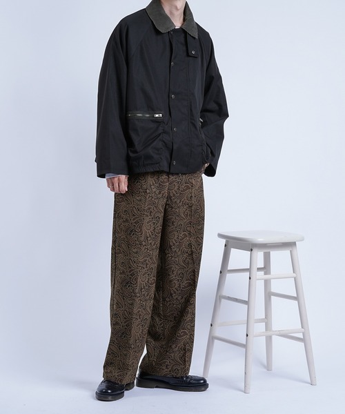 kutir（クティール）の「ペイズリー柄センタープレススラックス（その他パンツ・メンズ・ダークブラウン/ネイビー・SMALL/MEDIUM/LARGE）」の19枚目の写真