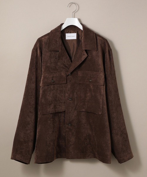 ADAM ET ROPE アダムエロペ スウェード ジャケット 美品 ADAM ET ROPE'（アダムエロペ）の「エコスエードブルゾン（ブルゾン