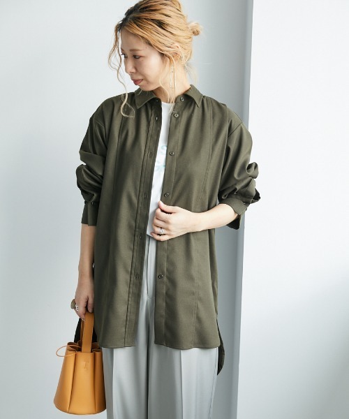 LE FOYER(ルフォワイエ)の「CPU ロングシャツ ジャケット LE FOYER(ルフォワイエ)の「CPU ロングシャツ ジャケット
