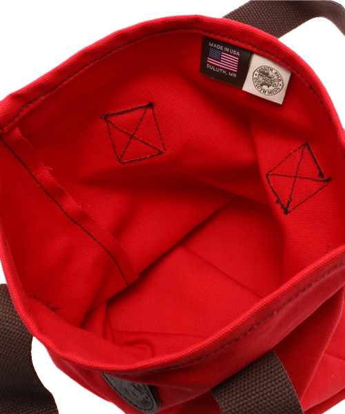 DULUTH PACK（ダルースパック）の「DULUTH PACK / MINI TOTE（トートバッグ・レディース・レッド/ネイビー・ONE SIZE）」の9枚目の写真