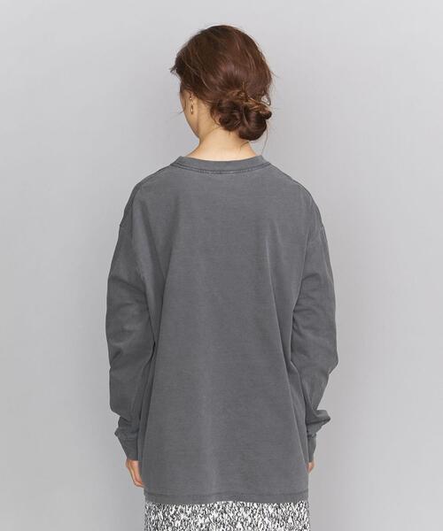 BEAUTY&YOUTH UNITED ARROWS（ビューティーアンドユースユナイテッドアローズ）の「BY ロゴプリントロングスリーブTシャツ（Tシャツ/カットソー・レディース・オフホワイト/ダークグレー・FREE）」の16枚目の写真