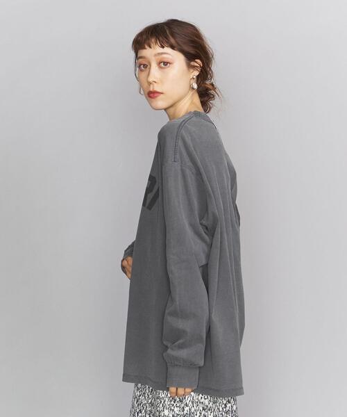 BEAUTY&YOUTH UNITED ARROWS（ビューティーアンドユースユナイテッドアローズ）の「BY ロゴプリントロングスリーブTシャツ（Tシャツ/カットソー・レディース・オフホワイト/ダークグレー・FREE）」の17枚目の写真