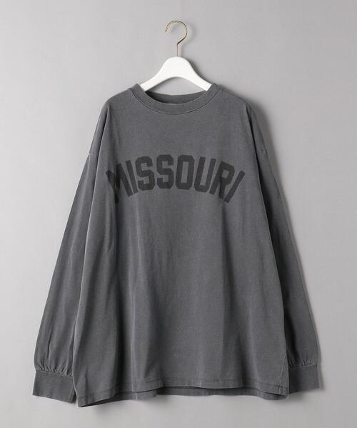 BEAUTY&YOUTH UNITED ARROWS（ビューティーアンドユースユナイテッドアローズ）の「BY ロゴプリントロングスリーブTシャツ（Tシャツ/カットソー・レディース・オフホワイト/ダークグレー・FREE）」の12枚目の写真