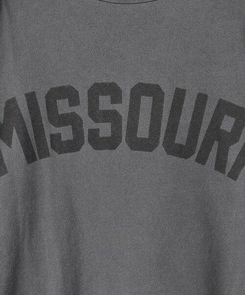 BEAUTY&YOUTH UNITED ARROWS（ビューティーアンドユースユナイテッドアローズ）の「BY ロゴプリントロングスリーブTシャツ（Tシャツ/カットソー・レディース・オフホワイト/ダークグレー・FREE）」の6枚目の写真