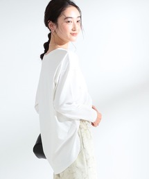 Ray BEAMS | Ray BEAMS / ラウンド ヘム ロングスリーブ Tシャツ(Tシャツ/カットソー)
