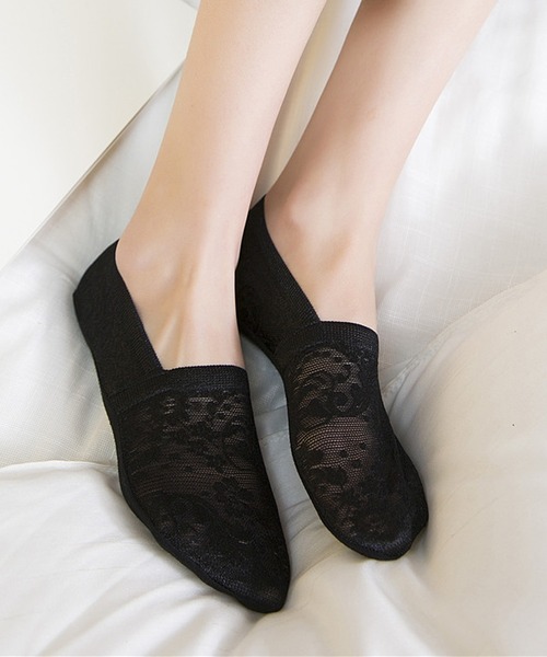 Lace Ladies(レースレディース)の「脱げない滑り止め付きフットカバー ソックス(ソックス/靴下・レディース・ベージュ/グレー/ブラック・FREE)」の11枚目の写真