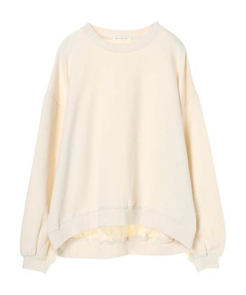 AMERICAN HOLIC（アメリカンホリック）の「ドロップショルダー裏毛プルオーバー ＊●（スウェット・レディース・チャコールグレー/オフホワイト/ミント/ラベンダー/ライトベージュ・MEDIUM/LARGE）」の17枚目の写真