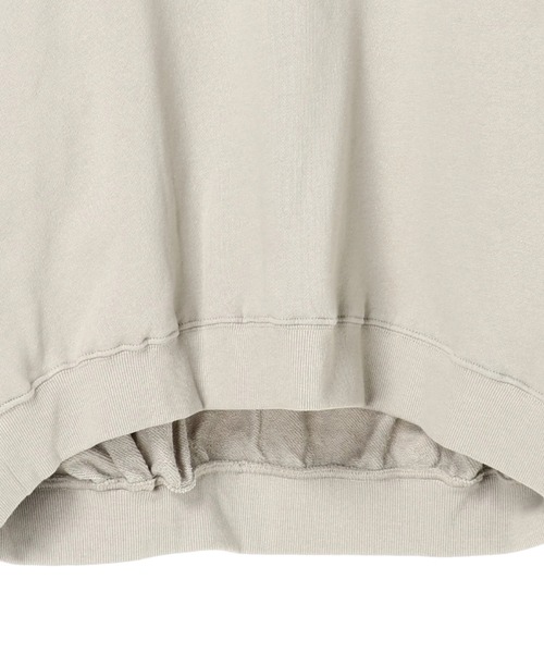 AMERICAN HOLIC（アメリカンホリック）の「ドロップショルダー裏毛プルオーバー ＊●（スウェット・レディース・チャコールグレー/オフホワイト/ミント/ラベンダー/ライトベージュ・MEDIUM/LARGE）」の16枚目の写真