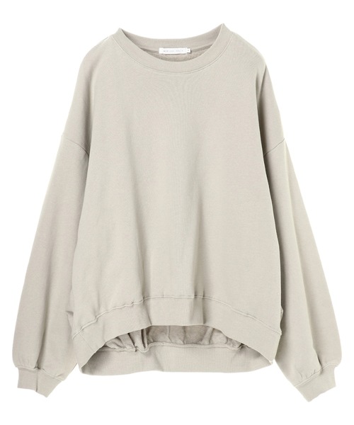 AMERICAN HOLIC（アメリカンホリック）の「ドロップショルダー裏毛プルオーバー ＊●（スウェット・レディース・チャコールグレー/オフホワイト/ミント/ラベンダー/ライトベージュ・MEDIUM/LARGE）」の20枚目の写真