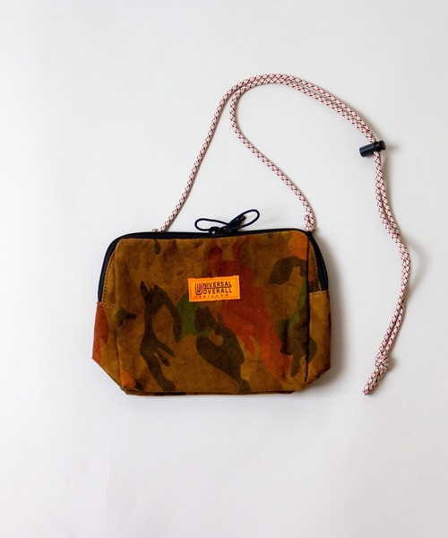 UNIVERSAL OVERALL(ユニバーサルオーバーオール)の「【UNIVERSAL OVERALL】デルタサコッチ(ショルダーバッグ・メンズ・カーキ/ブラック/ベージュ/グリーン/その他/グレイッシュブルー/チャコールグレー/アイボリー/オレンジ/ネイビー/ライトグリーン・FREE)」の5枚目の写真