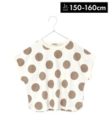 MAKE YOUR DAY | ドットラウンドTシャツ■150.160cm(Tシャツ/カットソー)