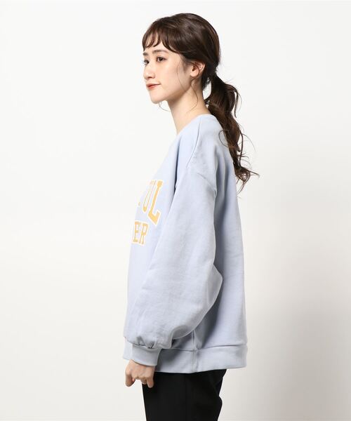 Heather（ヘザー）の「カレッジロゴスウェット_934961（スウェット・レディース・ホワイト/ブラック/ブルー系その他/ベージュ・FREE）」の13枚目の写真