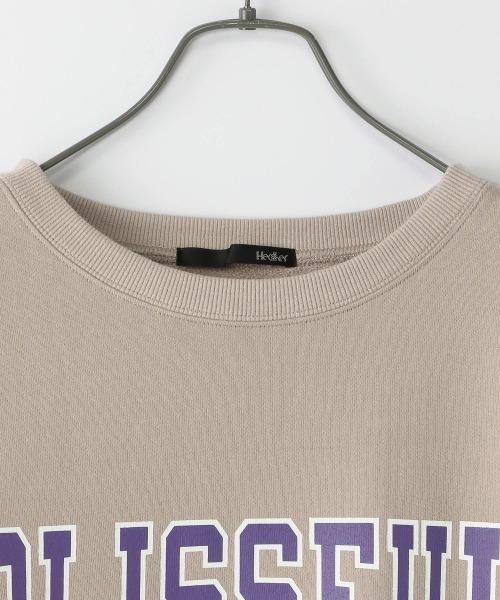 Heather（ヘザー）の「カレッジロゴスウェット_934961（スウェット・レディース・ホワイト/ブラック/ブルー系その他/ベージュ・FREE）」の12枚目の写真