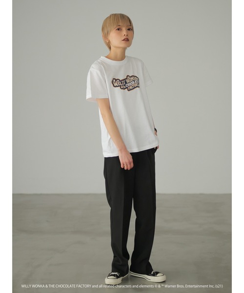 rem closet（レムクローゼット）の「【チョコレートファクトリー別注】Tシャツ（Tシャツ/カットソー・レディース・ホワイト・S）」の6枚目の写真
