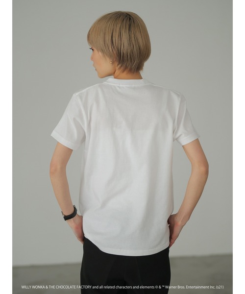 rem closet（レムクローゼット）の「【チョコレートファクトリー別注】Tシャツ（Tシャツ/カットソー・レディース・ホワイト・S）」の2枚目の写真