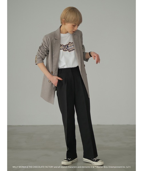 rem closet（レムクローゼット）の「【チョコレートファクトリー別注】Tシャツ（Tシャツ/カットソー・レディース・ホワイト・S）」の4枚目の写真