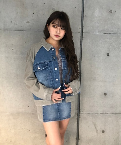 ENVYM（アンビー）の「コーデュロイスウィッチングＦＳＫ（スカート・レディース・ベージュ/グレー・S/M）」の6枚目の写真