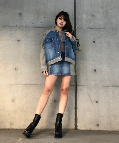 ENVYM（アンビー）の「コーデュロイスウィッチングＦＳＫ（スカート・レディース・ベージュ/グレー・S/M）」の7枚目の写真