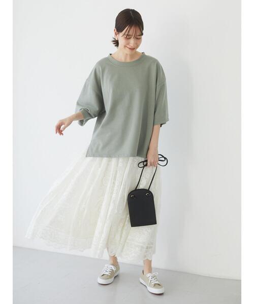 Sugar spoon（シュガースプーン）の「・SUGAR SPOON レースサークルスカート＊（スカート・レディース・ブラック/アイボリー/モカ・FREE）」の6枚目の写真