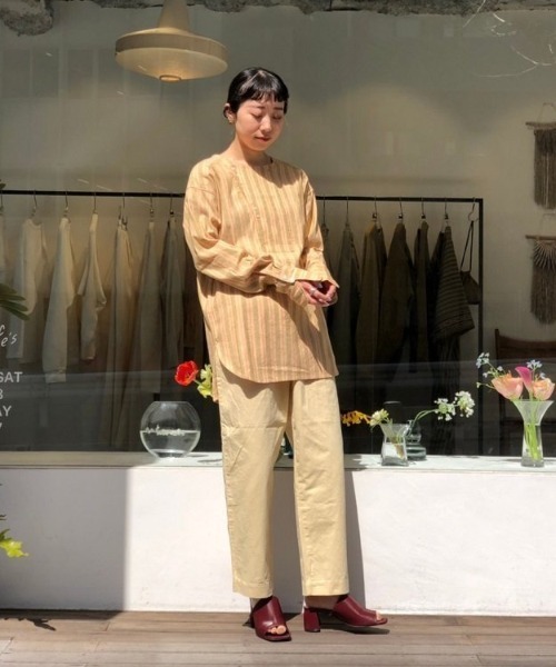 TODAYFUL（トゥデイフル）の「タックカーゴパンツ（カーゴパンツ・レディース・クリーム/キナリ・36inch/38inch）」の6枚目の写真