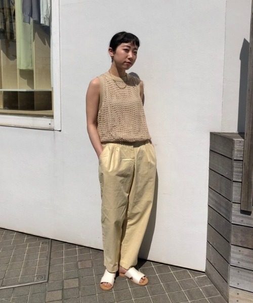 TODAYFUL（トゥデイフル）の「タックカーゴパンツ（カーゴパンツ・レディース・クリーム/キナリ・36inch/38inch）」の7枚目の写真