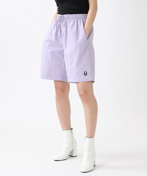 ISTKUNST(イストクンスト)の「ISTKUNST/U LOGO NYLON ショートパンツ 2940848(その他パンツ・レディース・ライトパープル/ブラック/ライトイエロー・MEDIUM/LARGE)」の3枚目の写真