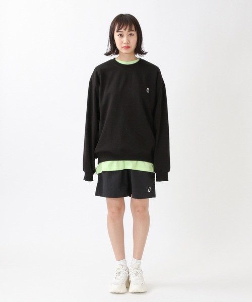 ISTKUNST(イストクンスト)の「ISTKUNST/U LOGO NYLON ショートパンツ 2940848(その他パンツ・レディース・ライトパープル/ブラック/ライトイエロー・MEDIUM/LARGE)」の4枚目の写真