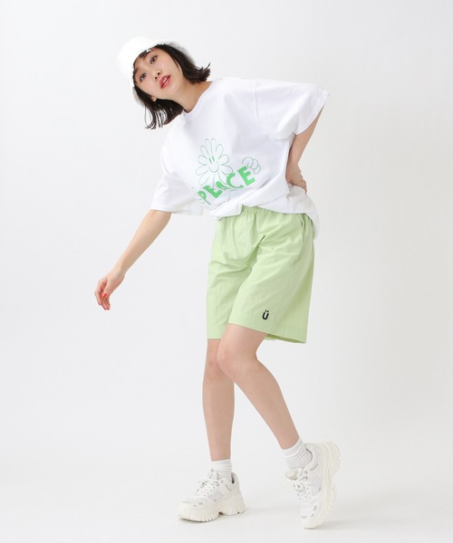 ISTKUNST(イストクンスト)の「ISTKUNST/U LOGO NYLON ショートパンツ 2940848(その他パンツ・レディース・ライトパープル/ブラック/ライトイエロー・MEDIUM/LARGE)」の17枚目の写真