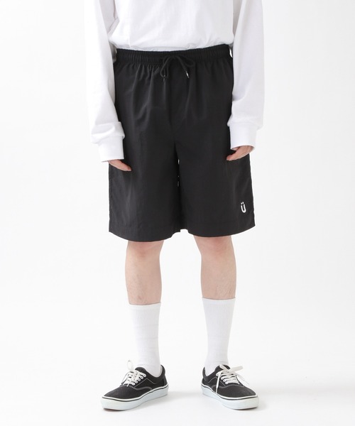 ISTKUNST(イストクンスト)の「ISTKUNST/U LOGO NYLON ショートパンツ 2940848(その他パンツ・レディース・ライトパープル/ブラック/ライトイエロー・MEDIUM/LARGE)」の14枚目の写真