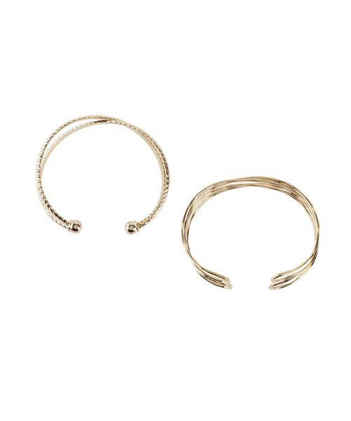 RESEXXY（リゼクシー）の「シャイニーコンビバングルセット（ブレスレット・レディース・シルバー/ゴールド・FREE）」の13枚目の写真