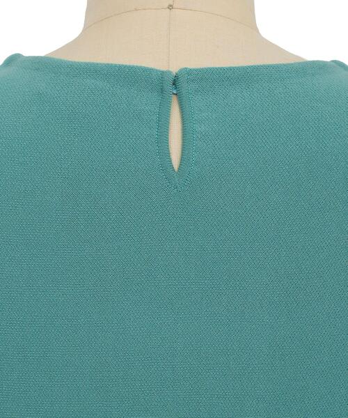 Drawer（ドゥロワー）の「Drawer 18Gダブルフェイスニットワンピース（ワンピース・レディース・ブラック/ライトブルー・FREE）」の6枚目の写真